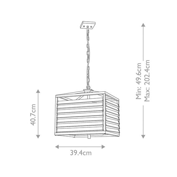 Полилей Louvre 4xE27 Painted Gunmetal Elstead Lighting LOUVRE-4P | Osvetlenieto.bg