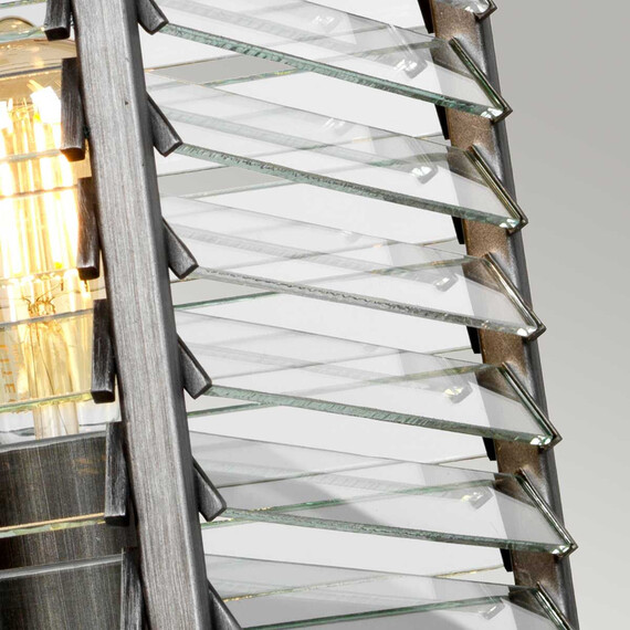Полилей Louvre 4xE27 Painted Gunmetal Elstead Lighting LOUVRE-4P | Osvetlenieto.bg