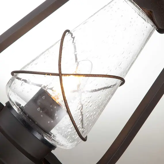 Стояща лампа Miners 1xE27 Old Bronze Elstead Lighting MINERS-PED | Osvetlenieto.bg