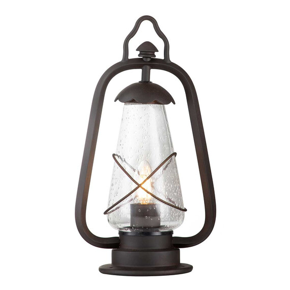 Стояща лампа Miners 1xE27 Old Bronze Elstead Lighting MINERS-PED | Osvetlenieto.bg