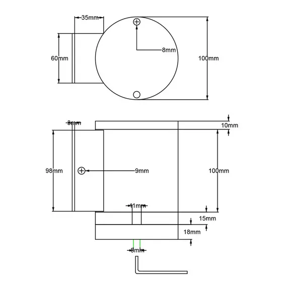 Външен аплик Magnus 1xGX53 Graphite Elstead Lighting MAGNUS-1 | Osvetlenieto.bg