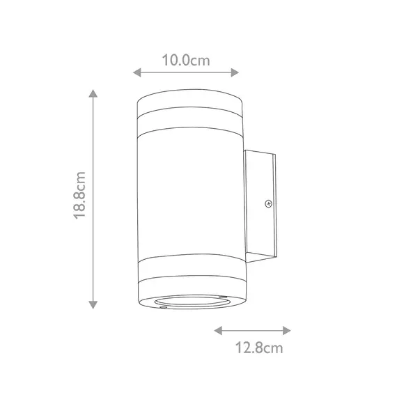Външен аплик Magnus 2xGX53 Graphite Elstead Lighting MAGNUS-2 | Osvetlenieto.bg
