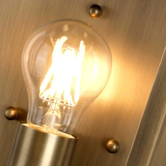 Външен аплик Mansion House 1xE27 Aged Brass Elstead Lighting MANSION-HOUSE-BR | Osvetlenieto.bg