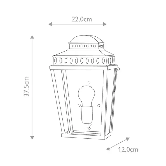 Външен аплик Mansion House 1xE27 Polished Nickel Elstead Lighting MANSION-HOUSE-PN | Osvetlenieto.bg