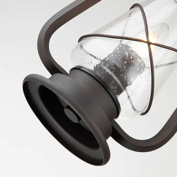 Външна висяща лампа Miners 1xE27 Old Bronze Elstead Lighting MINERS-CHN | Osvetlenieto.bg