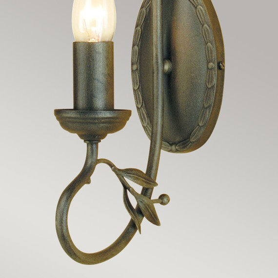 Аплик Olivia 1xE14 Black Gold Patina Elstead Lighting OV1-BLK-GOLD | Osvetlenieto.bg