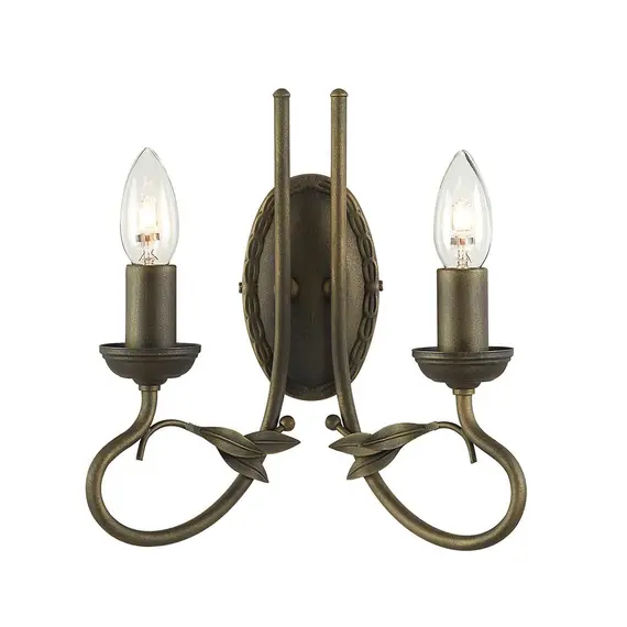 Аплик Olivia 2xE14 Black Gold Patina Elstead Lighting OV2-BLK-GOLD | Osvetlenieto.bg