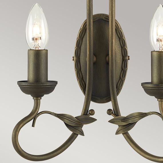 Аплик Olivia 2xE14 Black Gold Patina Elstead Lighting OV2-BLK-GOLD | Osvetlenieto.bg