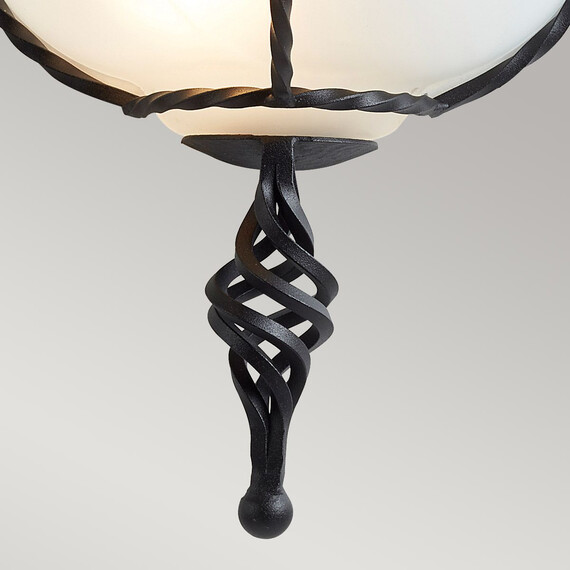 Аплик Pembroke 1xE27 Wall Uplighter Black Elstead Lighting PB-WU-BLACK | Osvetlenieto.bg