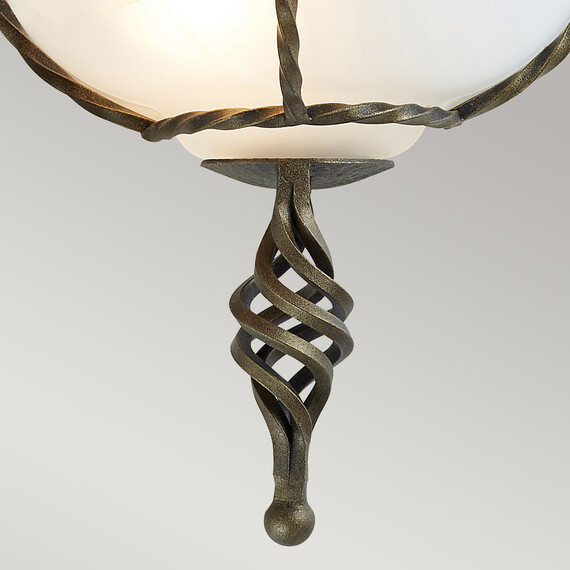 Аплик Pembroke 1xE27 Wall Uplighter Black Gold Elstead Lighting PB-WU-BLK-GOLD | Osvetlenieto.bg