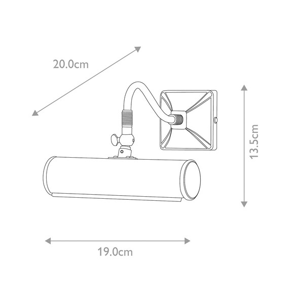 Аплик за картина Picture Light 1xE14 Small Brushed Brass Elstead Lighting PL1-10-BB | Osvetlenieto.bg