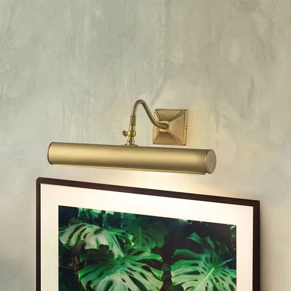 Аплик за картина Picture Light 2xE14 Large Brushed Brass Elstead Lighting PL1-20-BB | Osvetlenieto.bg