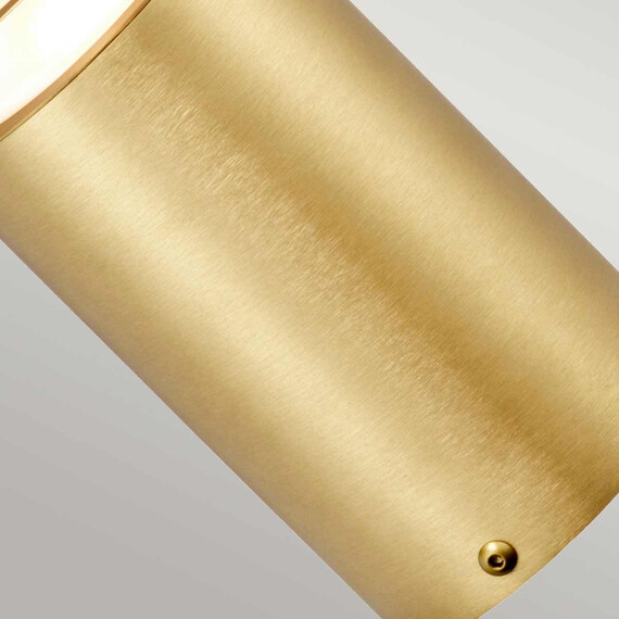 Градински стълб Newbrighton 1xE27 Mini Brushed Brass Elstead Lighting NEWBRIGHTON-MB-BRASS | Osvetlenieto.bg