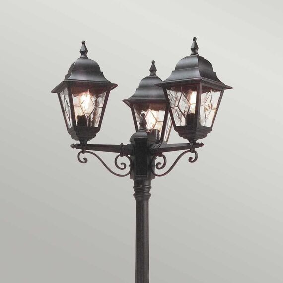 Градински стълб Norfolk 3xE27 Black Elstead Lighting NR8-BLK | Osvetlenieto.bg Градински стълб Norfolk 3xE27 Black Elstead Lighting NR8-BLK | Osvetlenieto.bg
