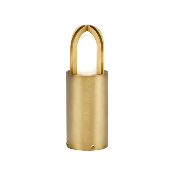 Градински стълб Paignton 1xE27 Brushed Brass Elstead Lighting PAIGNTON-MB-BRASS | Osvetlenieto.bg