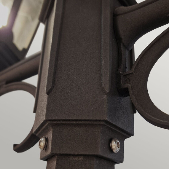Градински стълб Parish 2xE27 Twin Black Elstead Lighting PR8-BLACK | Osvetlenieto.bg