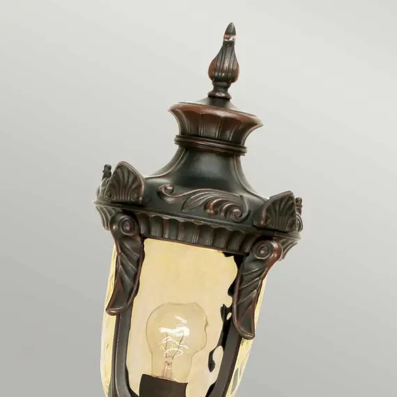 Градински стълб Philadelphia 1xE27 Medium Pillar Old Bronze Elstead Lighting PH4-M-OB | Osvetlenieto.bg