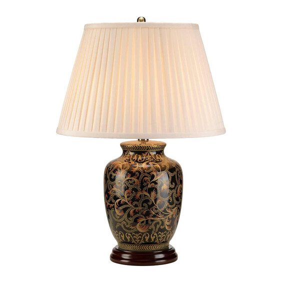 Настолна лампа Morris 1xE27 Small Gold and Black Elstead Lighting MORRIS-TL-SMALL | Osvetlenieto.bg