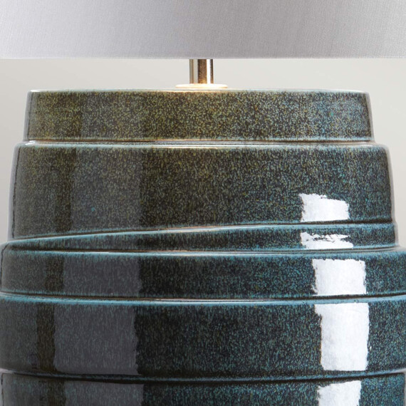 Настолна лампа Neptune 1xE27 Blue Glaze Elstead Lighting NEPTUNE-TL | Osvetlenieto.bg