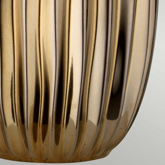 Настолна лампа Newham 1xE27 Large Bronze Ceramic  Pearl shade Elstead Lighting NEWHAM-TL-L | Osvetlenieto.bg