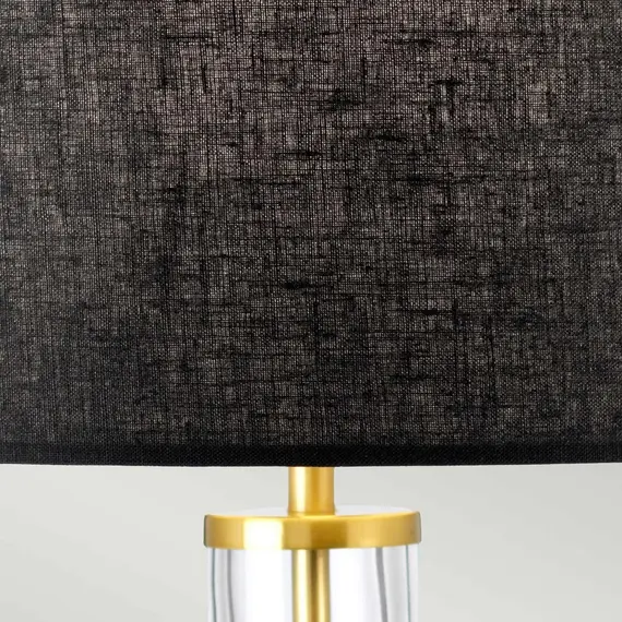 Настолна лампа Orb 1xE27 Aged Brass Black Shade Elstead Lighting ORB-CLEAR-AB-BLK | Osvetlenieto.bg