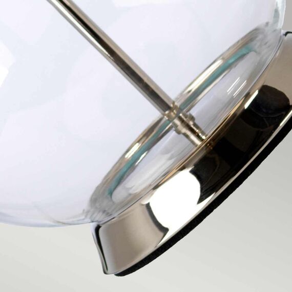 Настолна лампа Orb 1xE27 Polished Nickel Black Shade Elstead Lighting ORB-CLEAR-PN-BLK | Osvetlenieto.bg Настолна лампа Orb 1xE27 Polished Nickel Black Shade Elstead Lighting ORB-CLEAR-PN-BLK | Osvetlenieto.bg