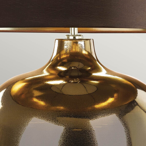 Настолна лампа Ottoman 1xE27 Bronze Metalic Brown Shade Elstead Lighting OTTOMAN-TL | Osvetlenieto.bg