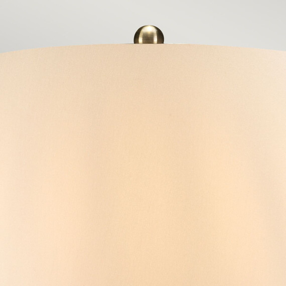 Настолна лампа Ottoman 1xE27 Bronze Metalic Ivory Shade Elstead Lighting OTTOMAN-TL-IV | Osvetlenieto.bg