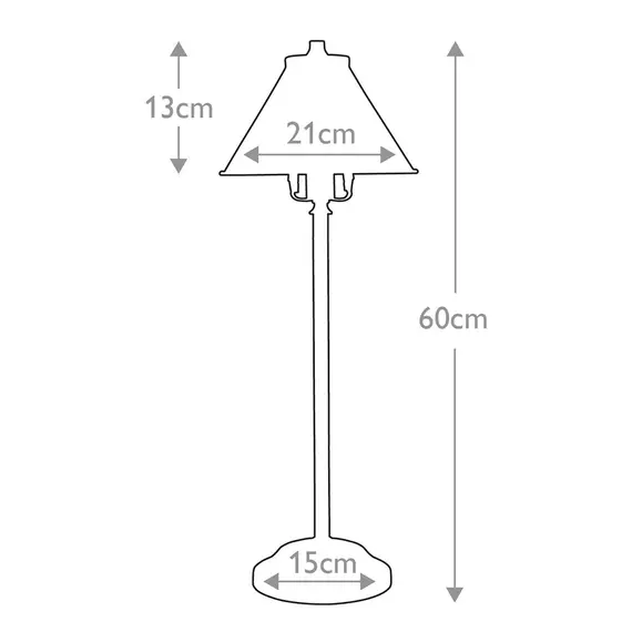 Настолна лампа Provence 1xE14 Stick Lamp Aged Brass Elstead Lighting PV-SL-AB | Osvetlenieto.bg