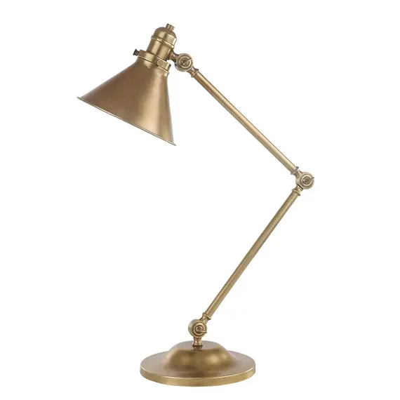 Настолна лампа Provence 1xE27 Aged Brass Elstead Lighting PV-TL-AB | Osvetlenieto.bg