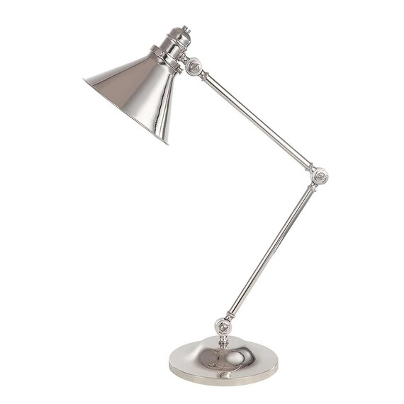 Настолна лампа Provence 1xE27 Polished Nickel Elstead Lighting PV-TL-PN | Osvetlenieto.bg