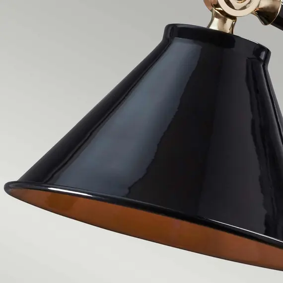 Настолна лампа Provence Element 1xE27 Mini Black Polished Brass Elstead Lighting PV-ELEMENT-BPB | Osvetlenieto.bg
