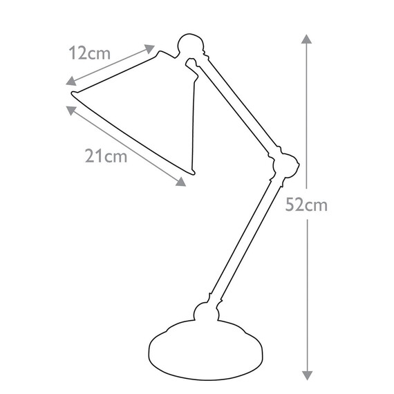 Настолна лампа Provence Element 1xE27 Mini Dark Grey Aged Brass Elstead Lighting PV-ELEMENT-GAB | Osvetlenieto.bg