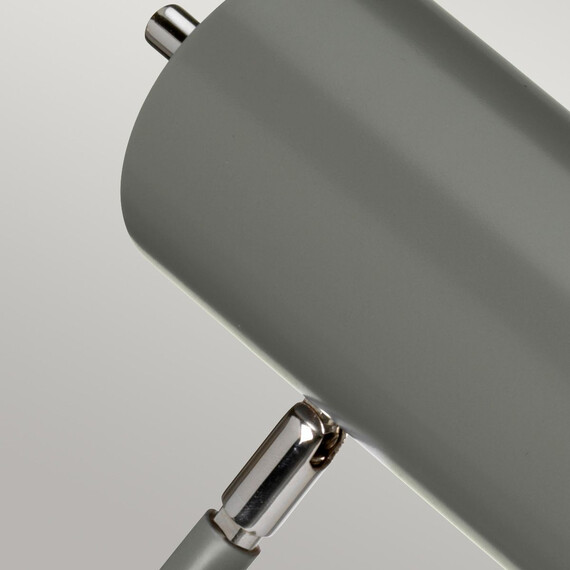 Настолна лампа Quinto 1xE27 Dark Grey Polished Nickel Elstead Lighting QUINTO-TL-GPN | Osvetlenieto.bg