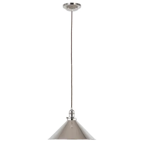 Пендел Provence 1xE27 Polished Nickel Elstead Lighting PV-SP-PN | Osvetlenieto.bg