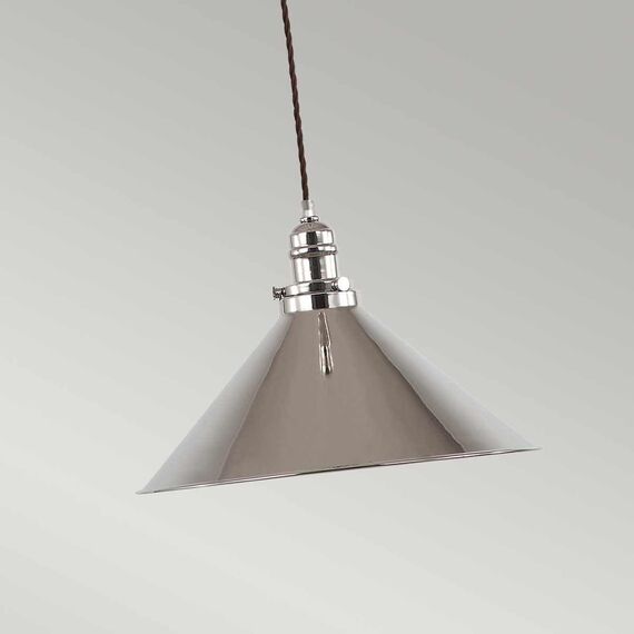 Пендел Provence 1xE27 Polished Nickel Elstead Lighting PV-SP-PN | Osvetlenieto.bg