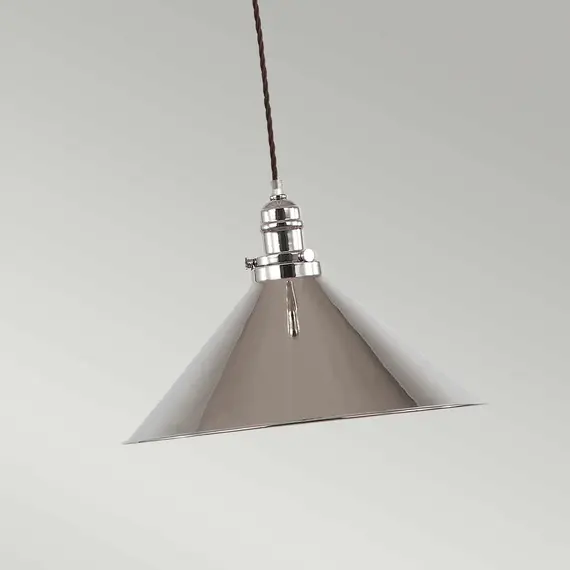 Пендел Provence 1xE27 Polished Nickel Elstead Lighting PV-SP-PN | Osvetlenieto.bg