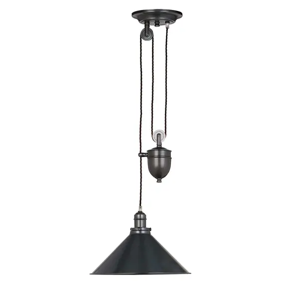 Пендел Provence 1xE27 Rise and Fall Old Bronze Elstead Lighting PV-P-OB | Osvetlenieto.bg