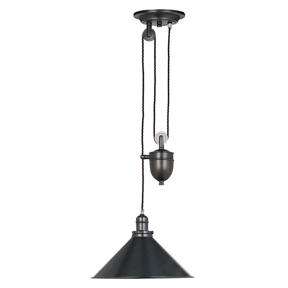 Пендел Provence 1xE27 Rise and Fall Old Bronze Elstead Lighting PV-P-OB | Osvetlenieto.bg