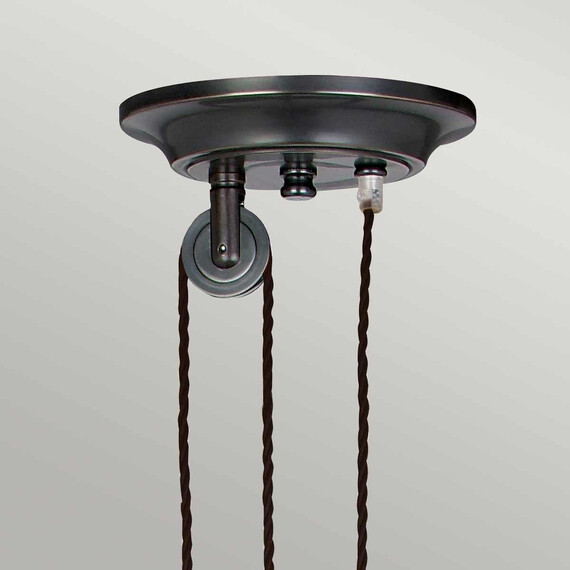 Пендел Provence 1xE27 Rise and Fall Old Bronze Elstead Lighting PV-P-OB | Osvetlenieto.bg