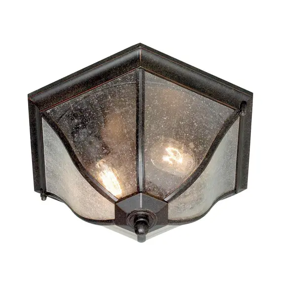 Плафон New England 2xE27 Lantern Medium Weathered Bronze Elstead Lighting NE8-M | Osvetlenieto.bg