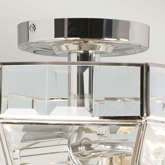 Плафон Old Park 2xE27 Polished Nickel Elstead Lighting OLD-PARK-PN | Osvetlenieto.bg Плафон Old Park 2xE27 Polished Nickel Elstead Lighting OLD-PARK-PN | Osvetlenieto.bg