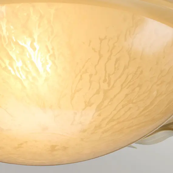 Плафон Olivia 1xE27 Ivory Gold Patina Elstead Lighting OV-F-IV-GOLD | Osvetlenieto.bg
