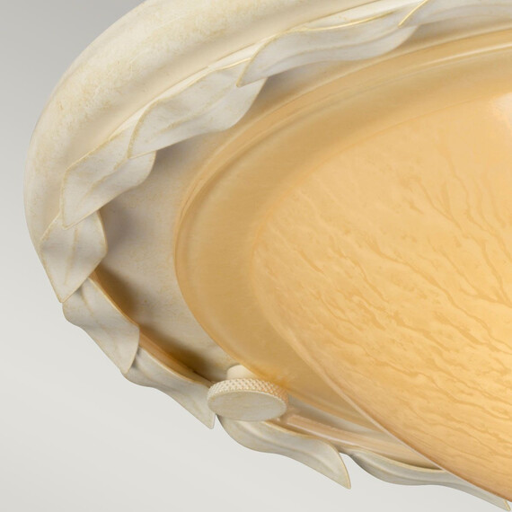 Плафон Olivia 1xE27 Ivory Gold Patina Elstead Lighting OV-F-IV-GOLD | Osvetlenieto.bg