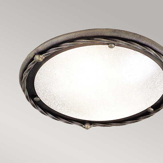 Плафон Pembroke 1xE27 Light Style B Black Gold Elstead Lighting PB-F-B-BLK-GOLD | Osvetlenieto.bg