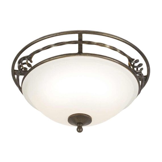 Плафон Pembroke 2xE27 Light Style A Black Gold Elstead Lighting PB-F-A-BLK-GOLD | Osvetlenieto.bg