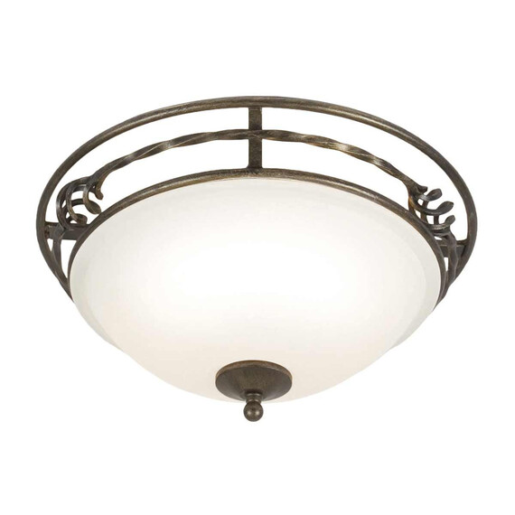 Плафон Pembroke 2xE27 Light Style A Black Gold Elstead Lighting PB-F-A-BLK-GOLD | Osvetlenieto.bg