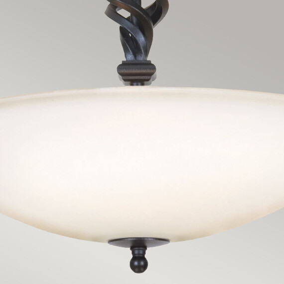 Плафон Pembroke 3xE14 Black Elstead Lighting PB-SF-A-BLACK | Osvetlenieto.bg