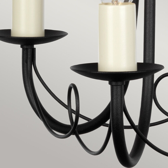 Полилей Minster 3xE14 Black Elstead Lighting MN3-BLACK | Osvetlenieto.bg