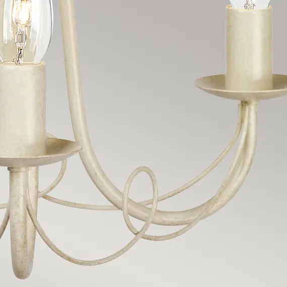 Полилей Minster 3xE14 Ivory Gold Patina Elstead Lighting MN3-IV-GOLD | Osvetlenieto.bg